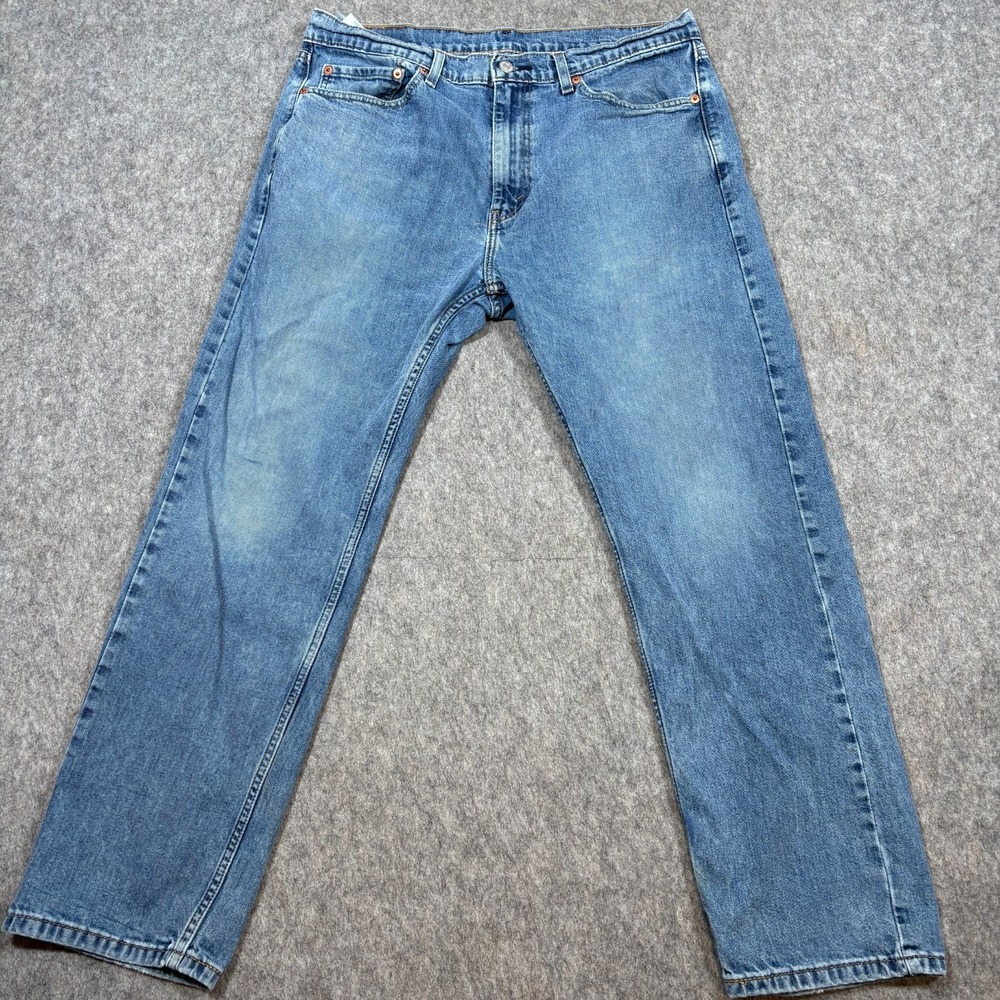 Levi's Jeans Men's Size W36 L30 Straight Leg Blue Medium Wash Denim Pants Casual